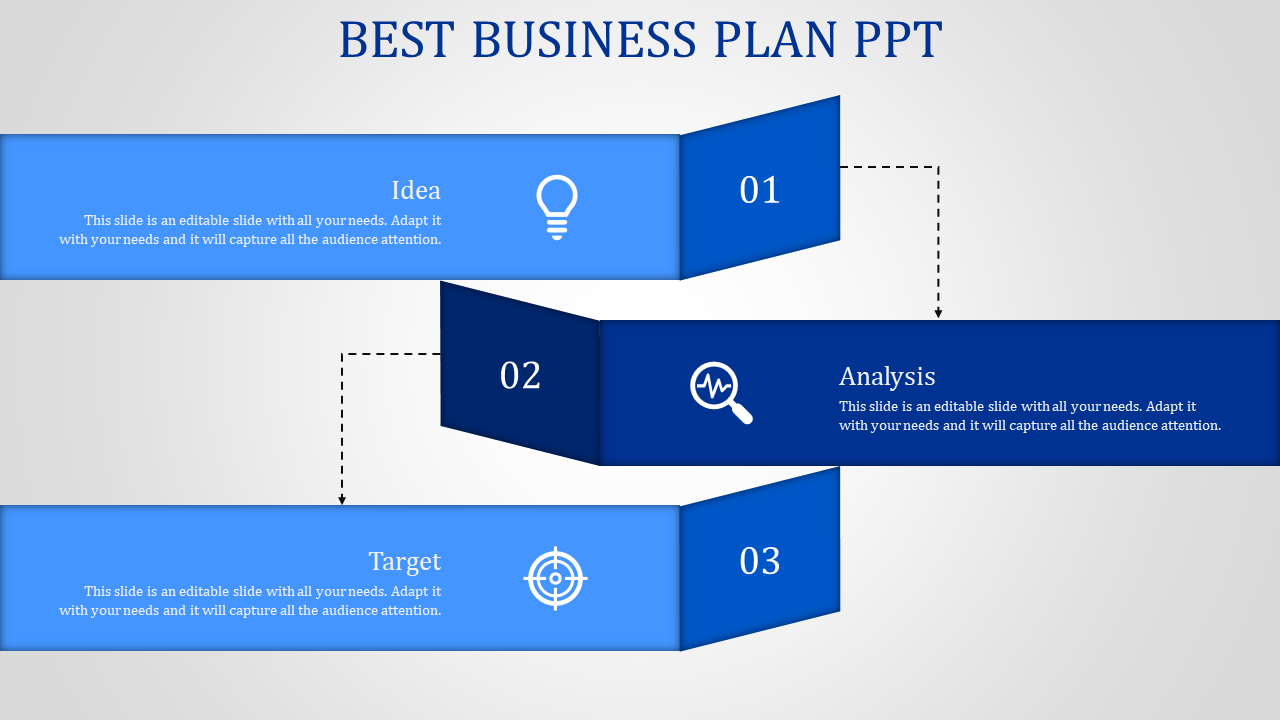 Get Best & bright Business Plan PPT Template Designs